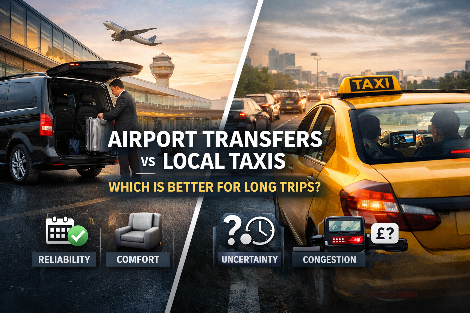 Airport Transfers vs Local Taxis: Which Is Better for Long Trips