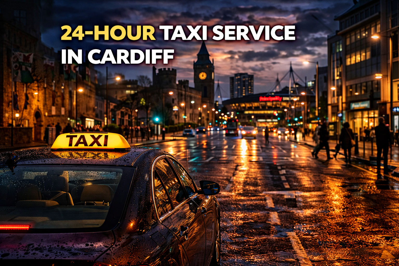 Is There a 24-Hour Taxi Service in Cardiff?