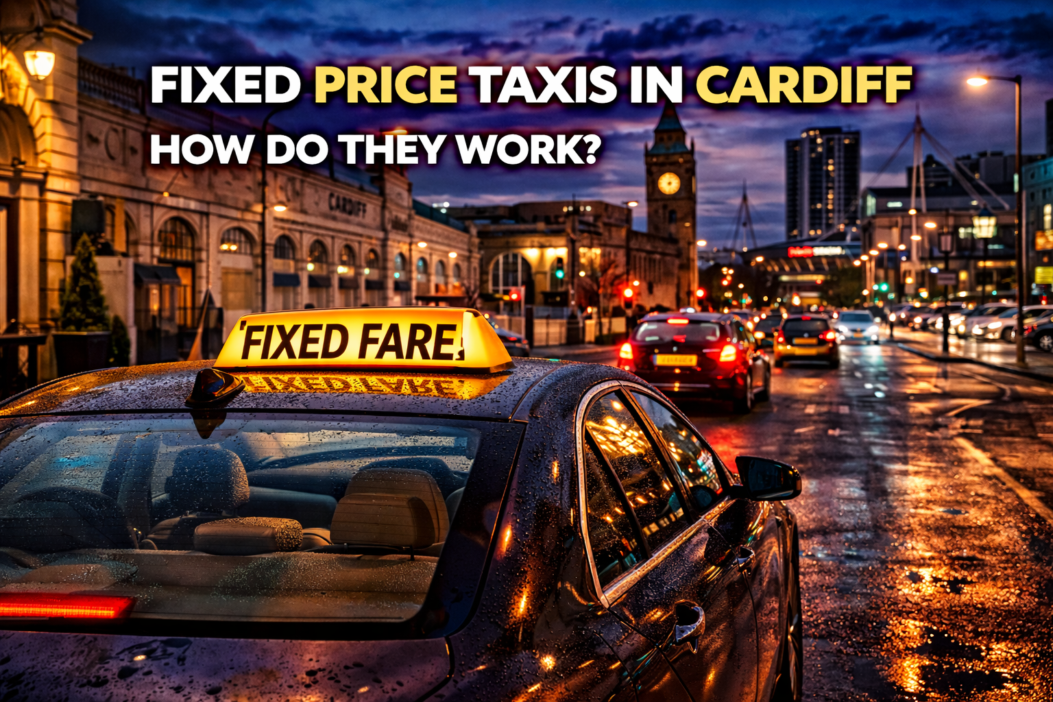 How Do Fixed Price Taxis in Cardiff Work?