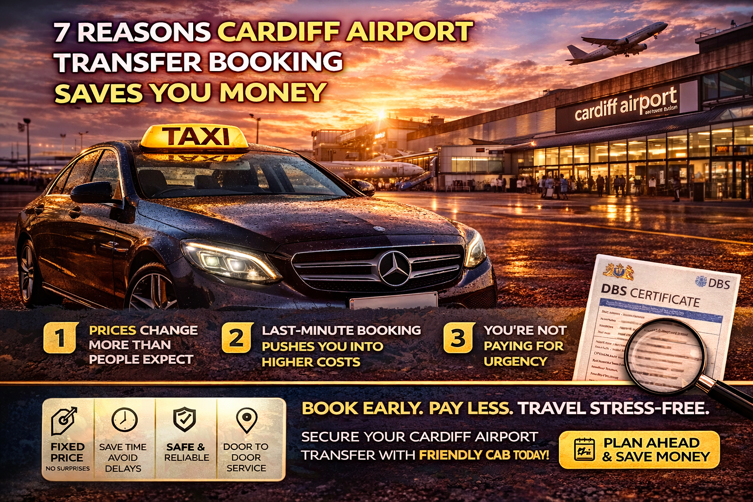 7 Reasons Cardiff Airport Transfer Booking Saves You Money