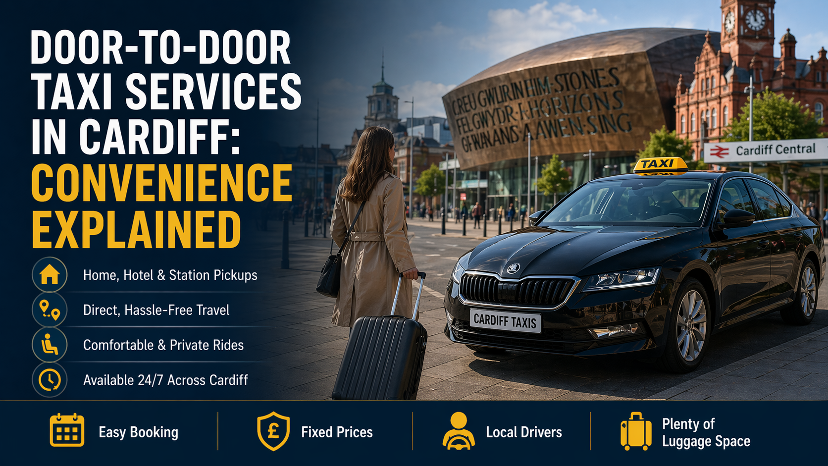 Door-to-Door Taxi Services in Cardiff: Convenience Explained