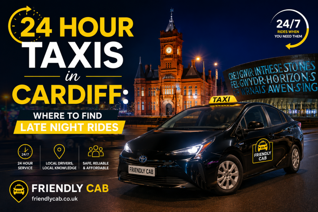24 Hour Taxi in Cardiff